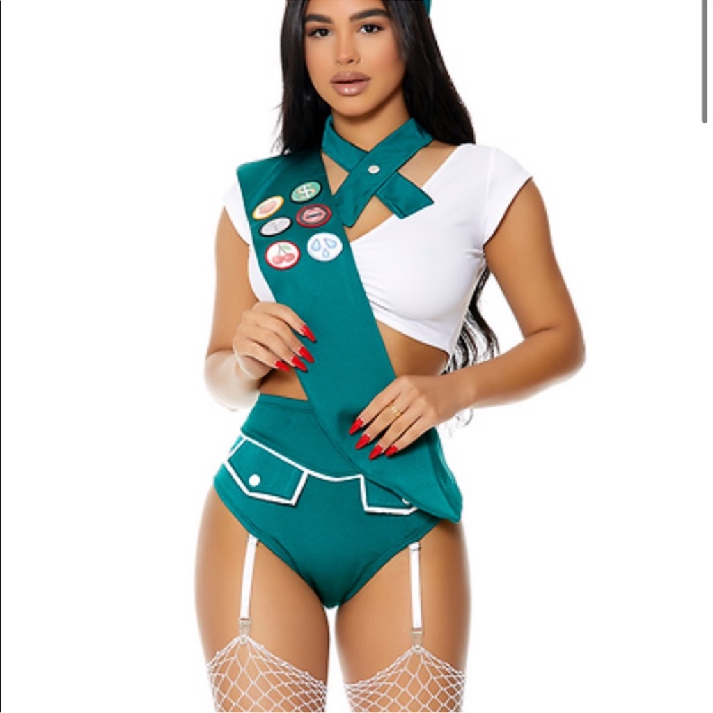 Nwt Sexy Girl Scout Halloween Costume